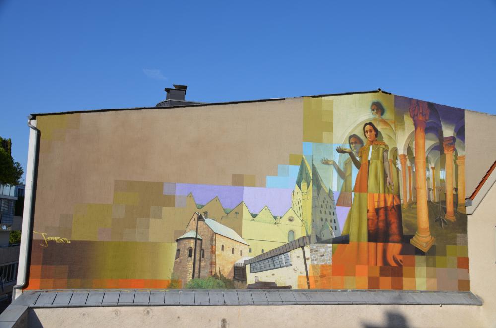 Fassadengemälde von Sokar Uno