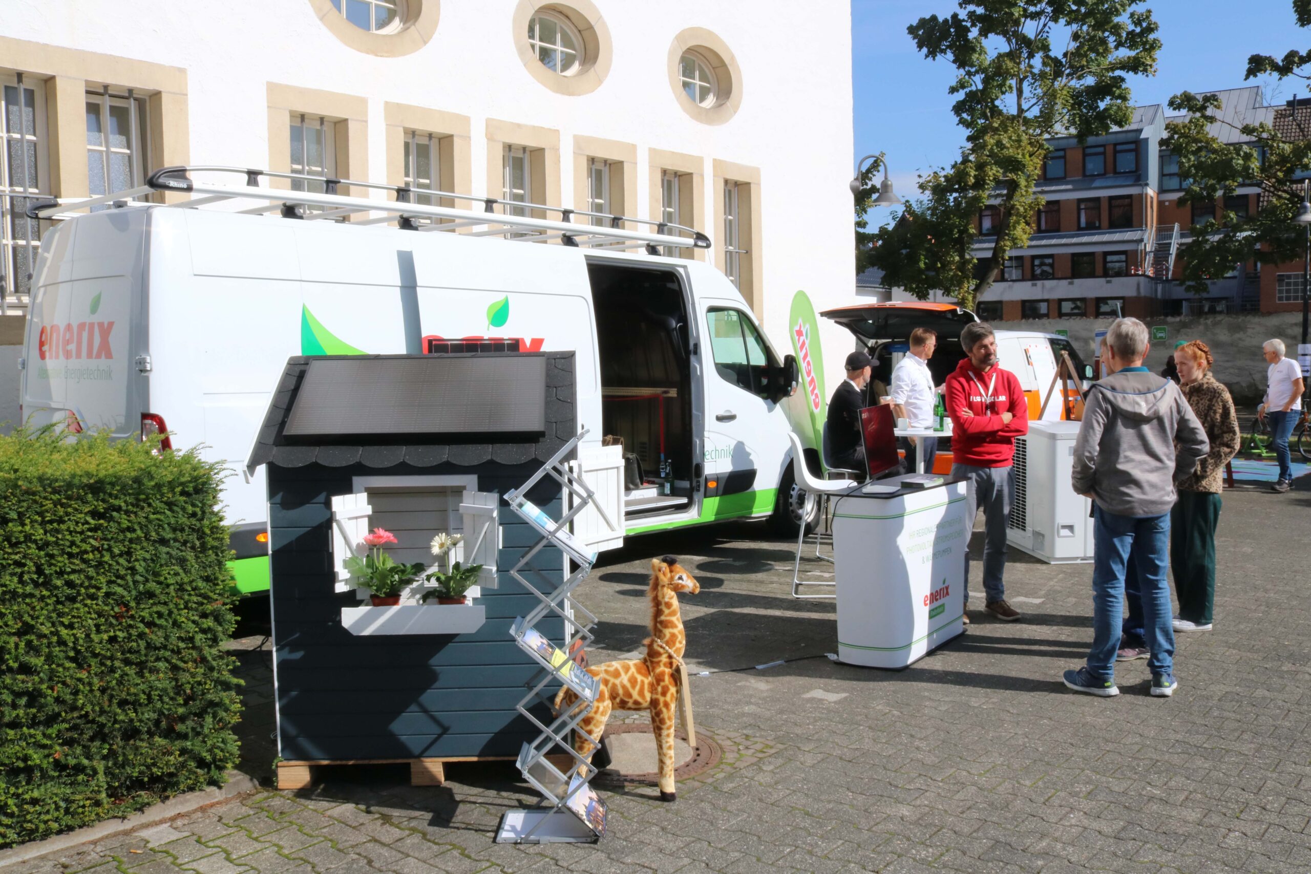 Impressionen vom Messegelände im Außenbereich